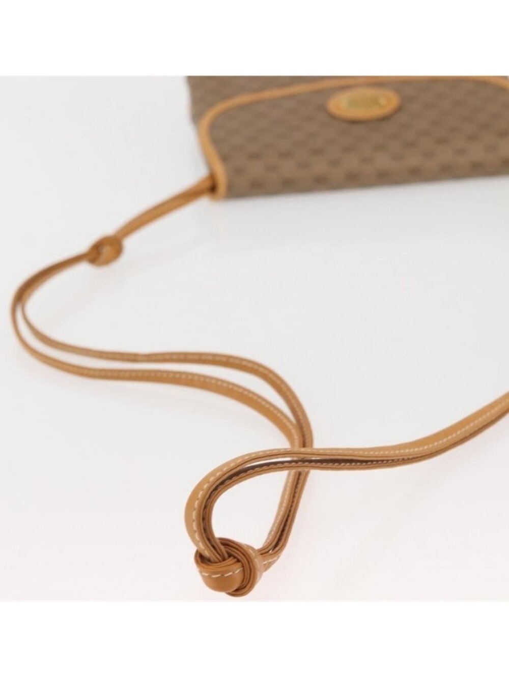 Authentic GUCCI Micro GG Supreme Shoulder Bag PVC Beige Gold 007 92 5548 - Picture 6 of 16